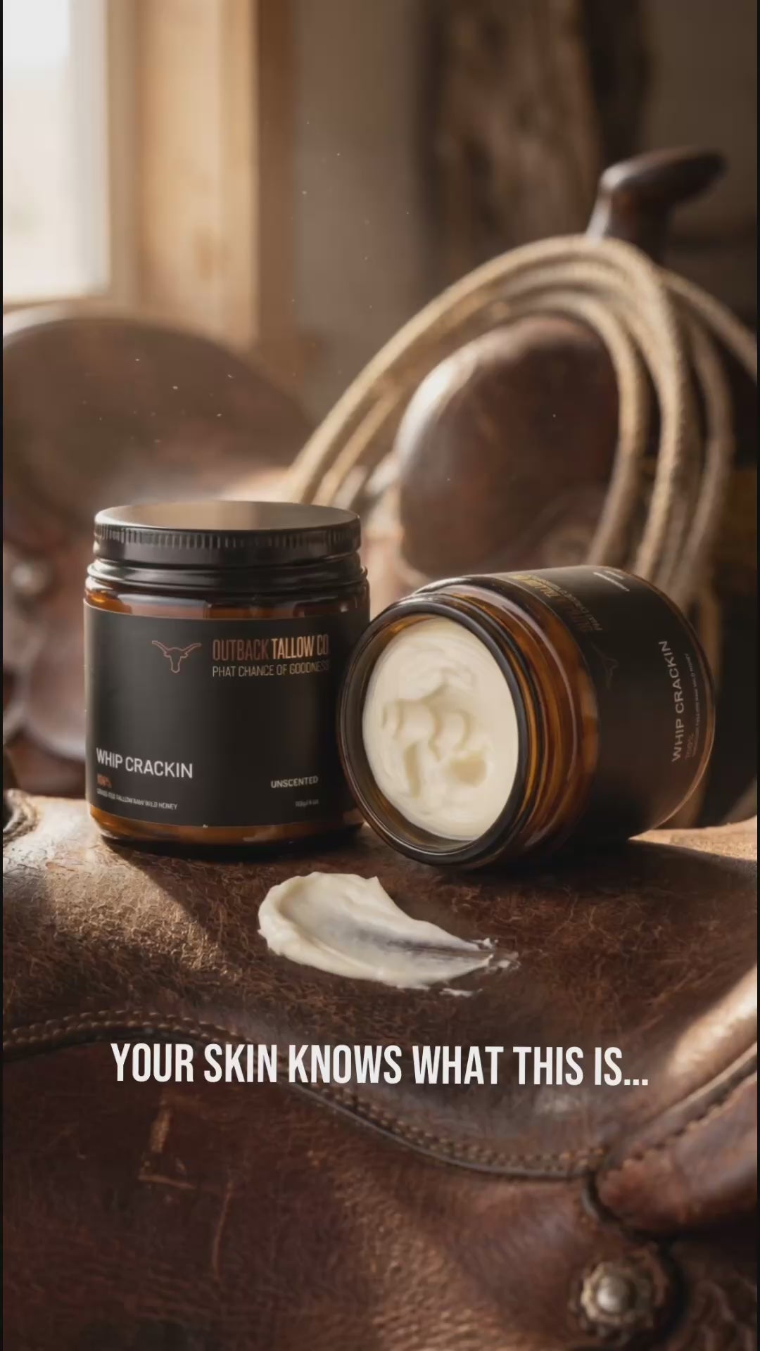 WHIP CRACKIN Whipped Tallow Balm for Full-Body Hydration